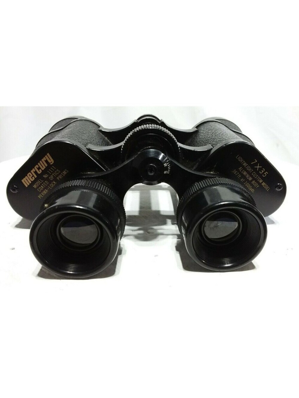 Mercury 7x35 Model 1111 Binoculars Wide Angle Coated Optics